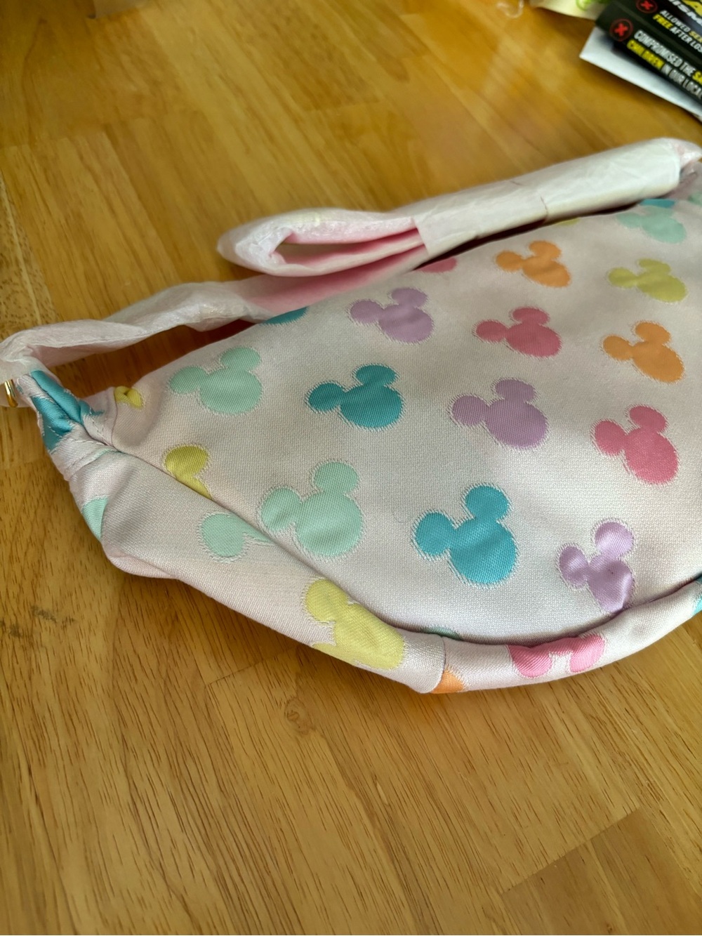 Stoney Clover Lane x Disney Pastel Rainbow Mickey Mouse Icon Head x Jumbo Fanny - Picture 5 of 10